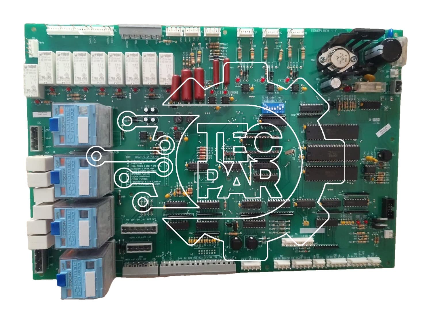 Placa electrónica SERIE F MONOPLACA DOBLE EMBARQUE THYSSEN