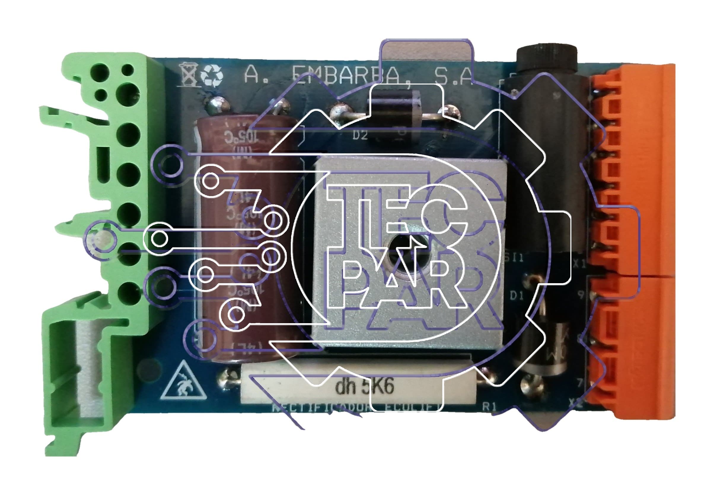 Placa electrónica ECOLIFT EMBARBA