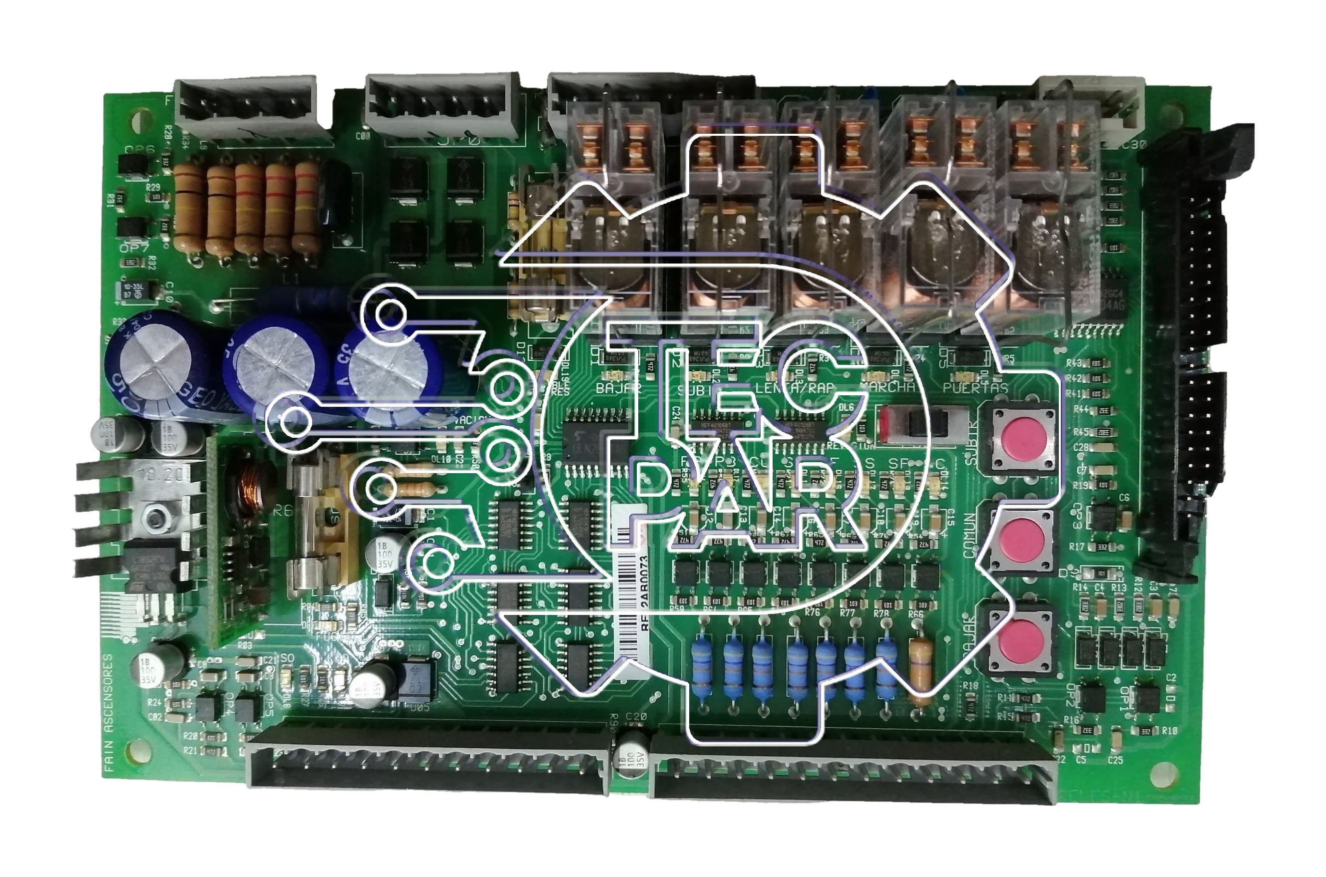 Placa electrónica PLACA DE RELÉS V2 FAIN