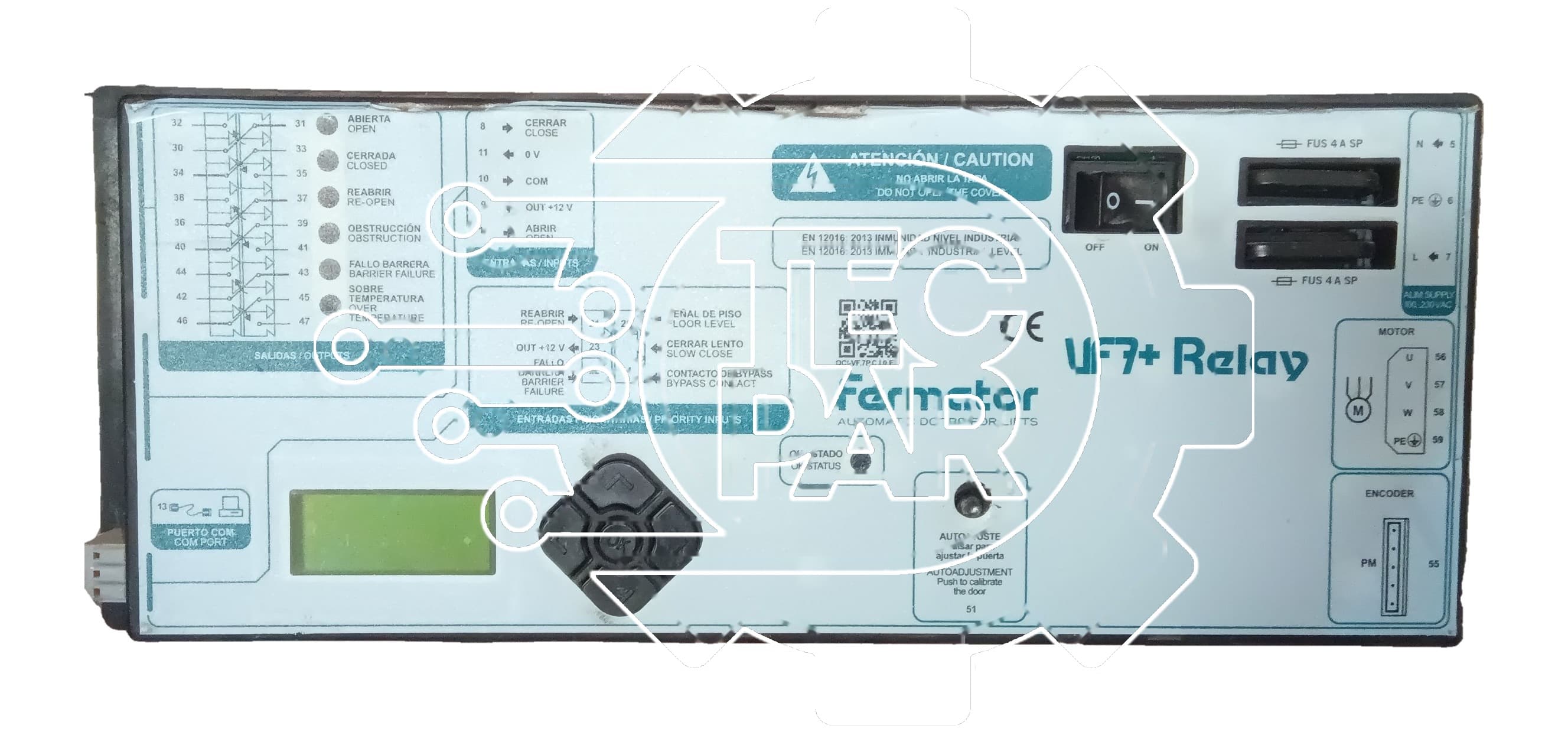 Placa electrónica VF7+ RELAY FERMATOR