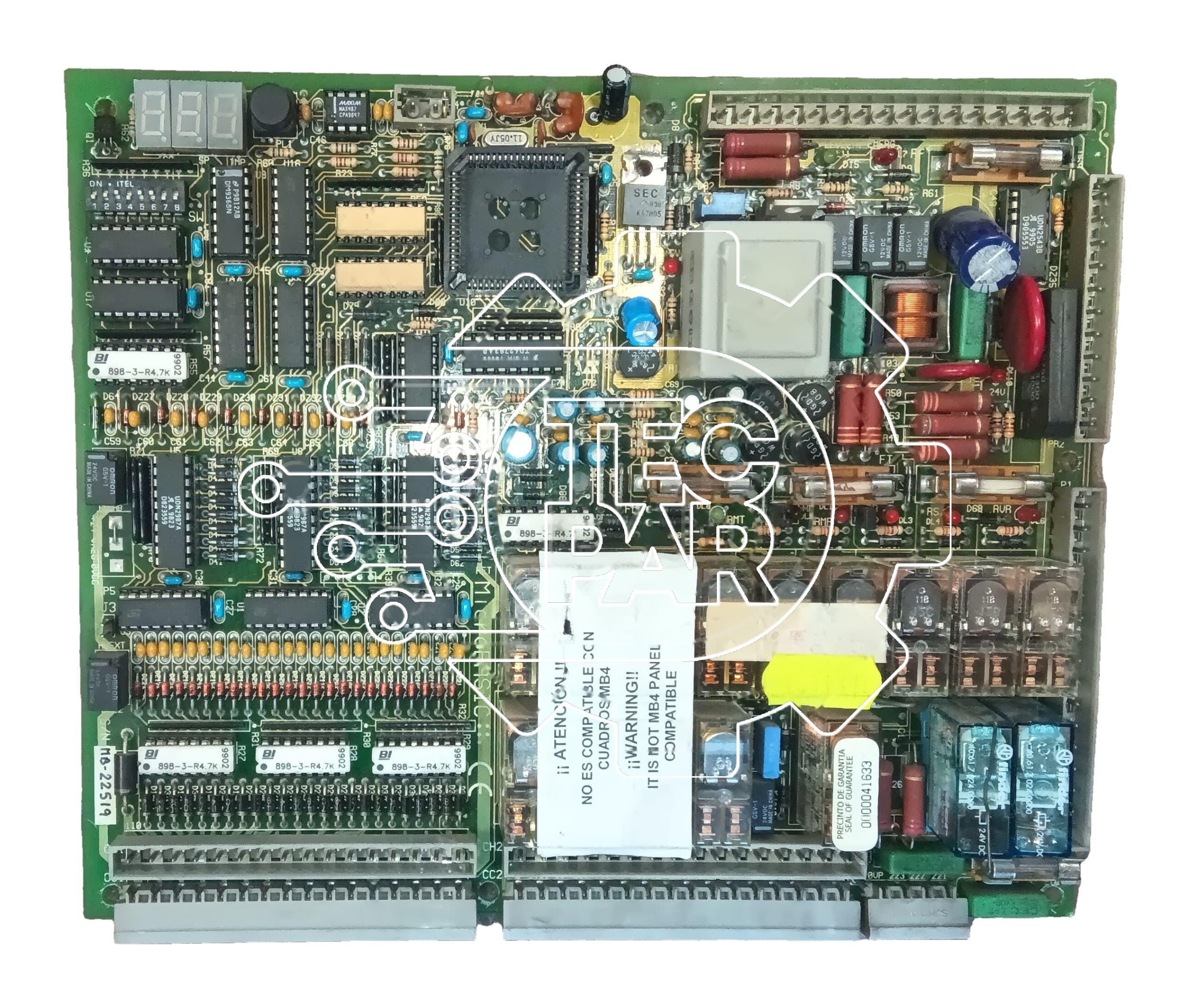 Placa electrónica MICROBASIC CON TRANSFORMADOR (MICRO EXTRAÍBLE) MAC Puarsa