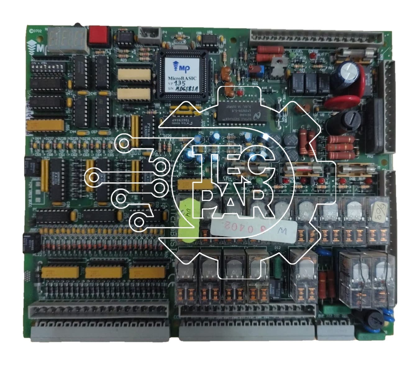 Placa electrónica MICROBASIC SIN TRANSFORMADOR (MICRO EXTRAÍBLE) MAC Puarsa