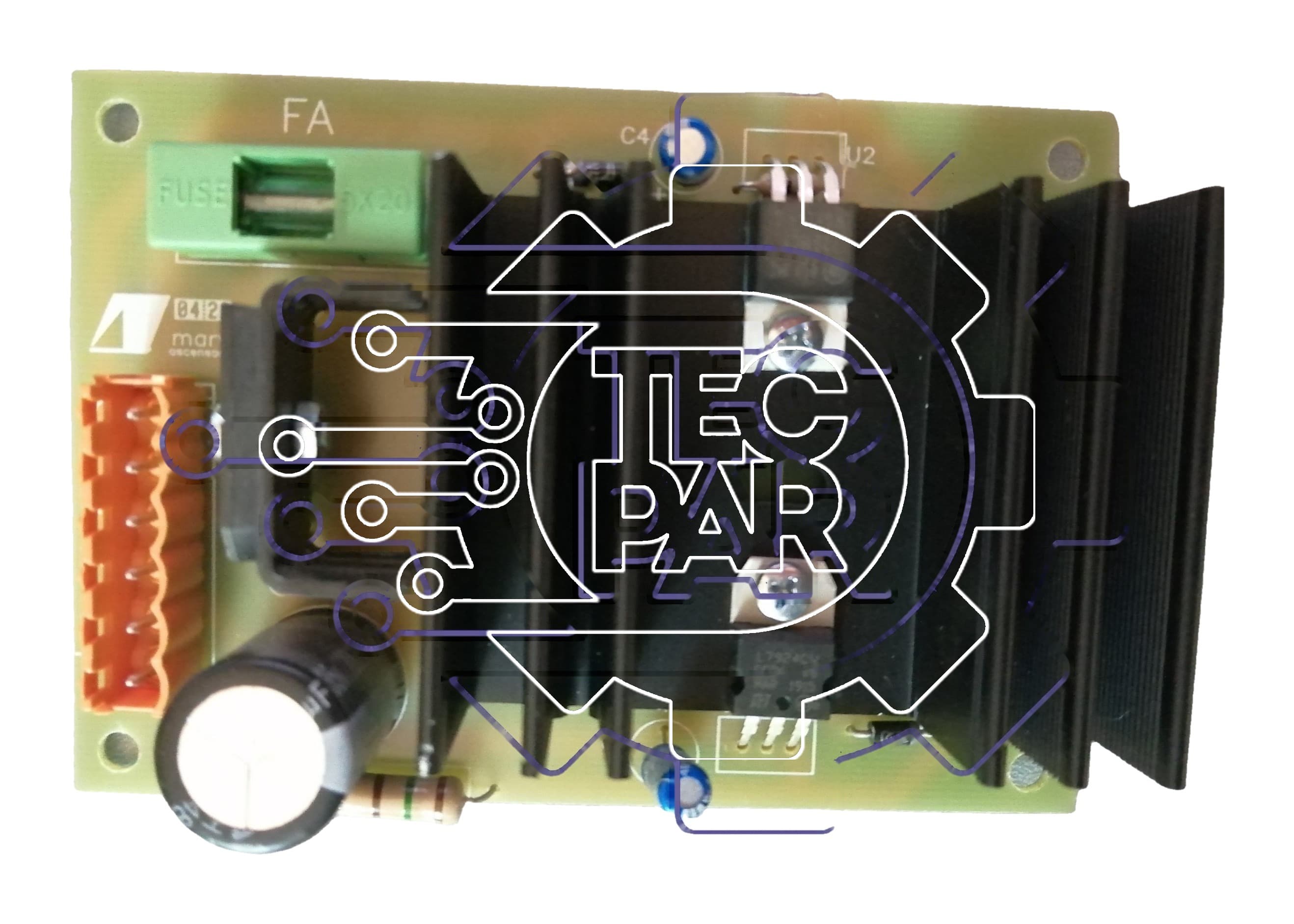 Placa electrónica FUENTE DE ALIMENTACIÓN MARVI