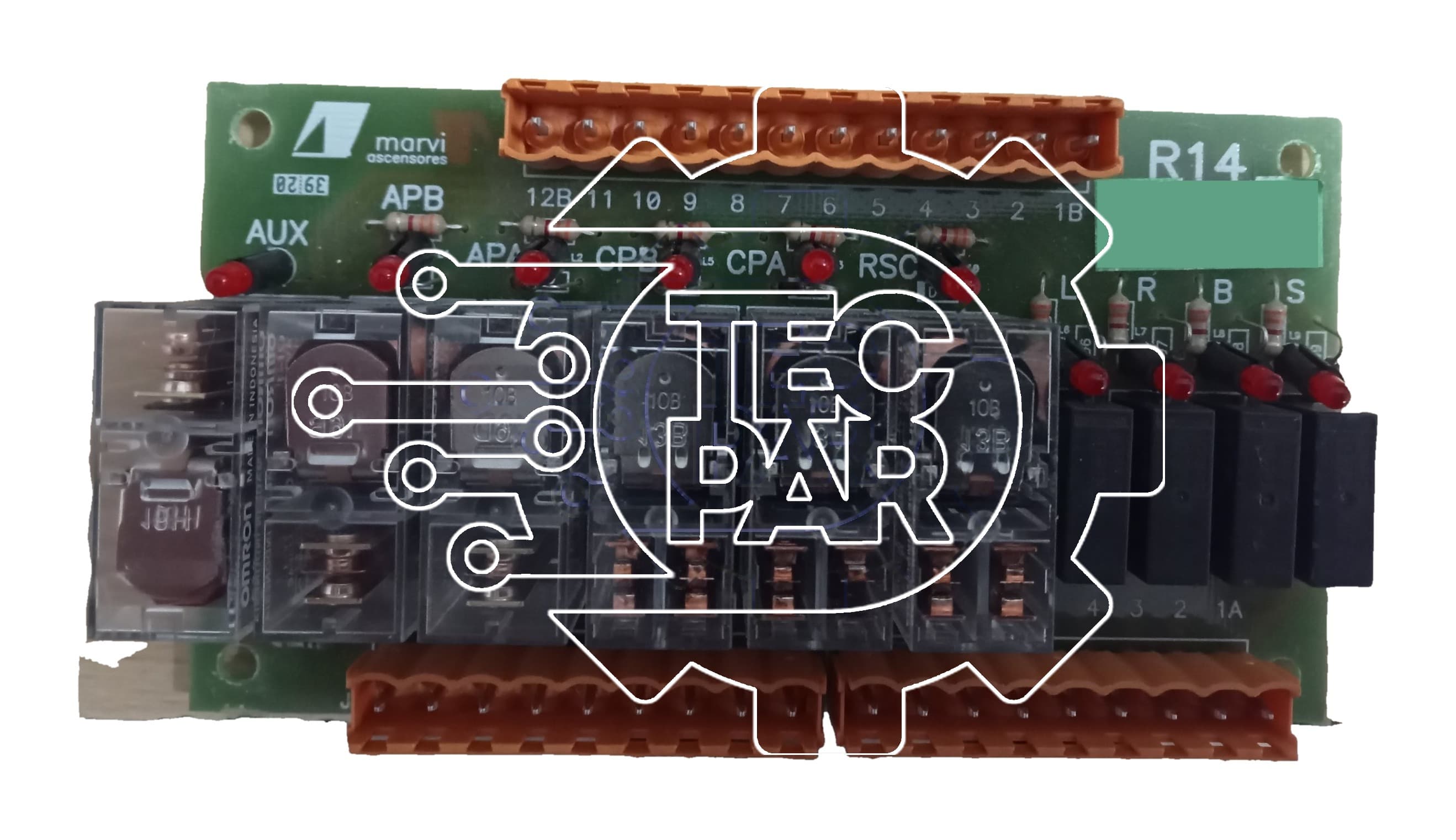 Placa electrónica PLACA RELÉS R14 MARVI