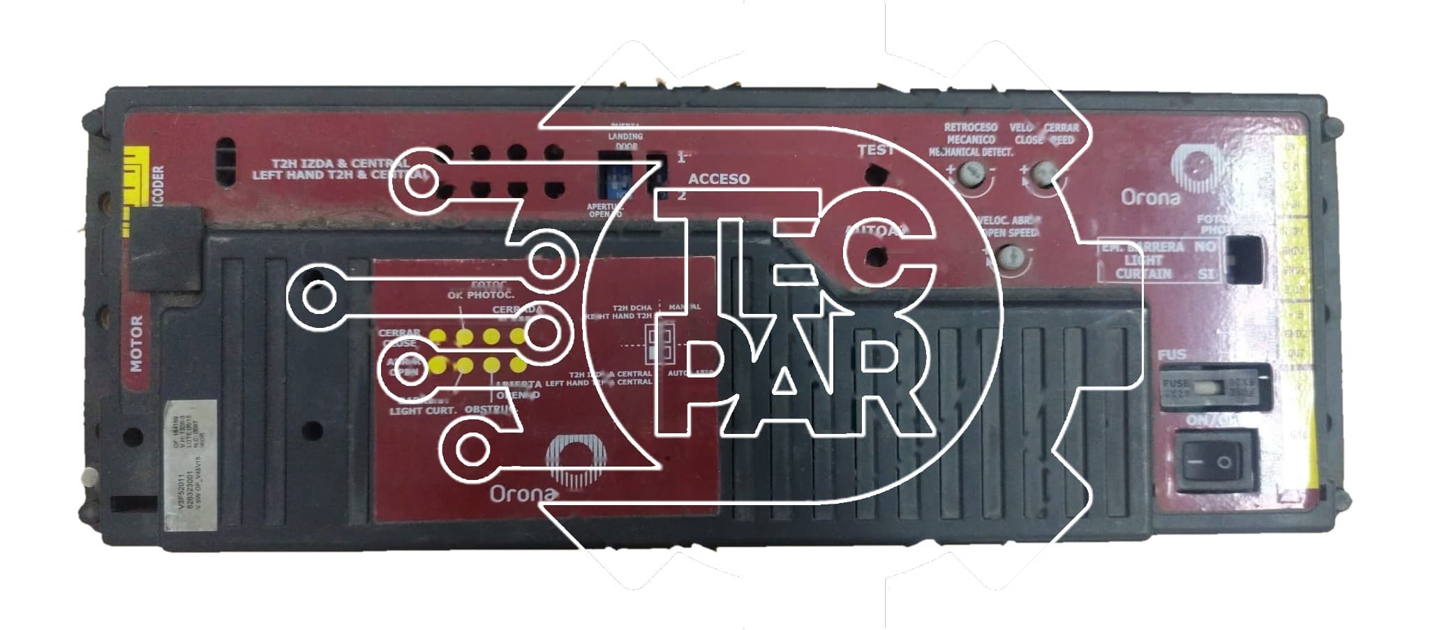 Placa electrónica V3F52011_ROJO ORONA