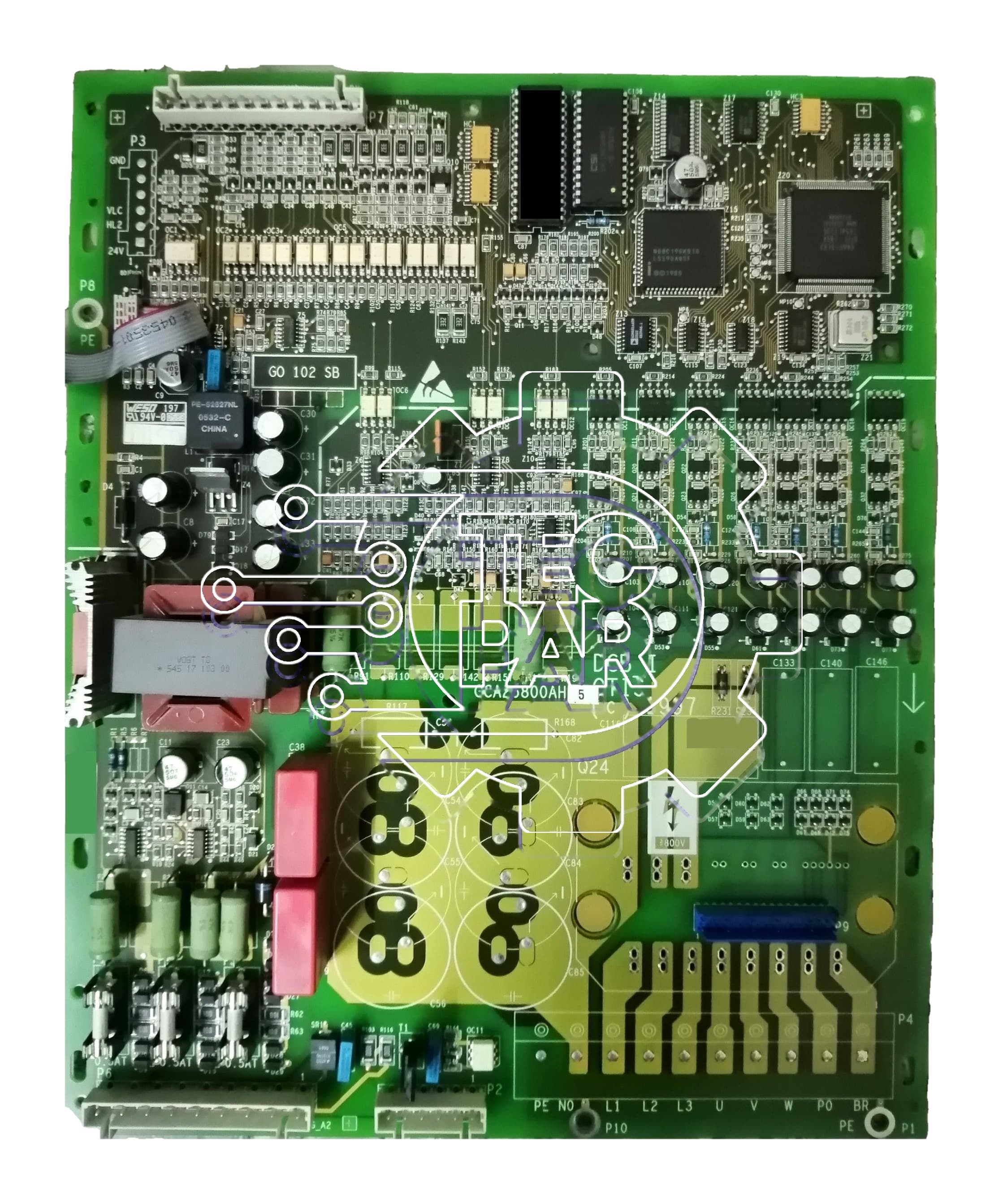 Placa electrónica DCB_I OVF10 GCA26800AH5 OTIS
