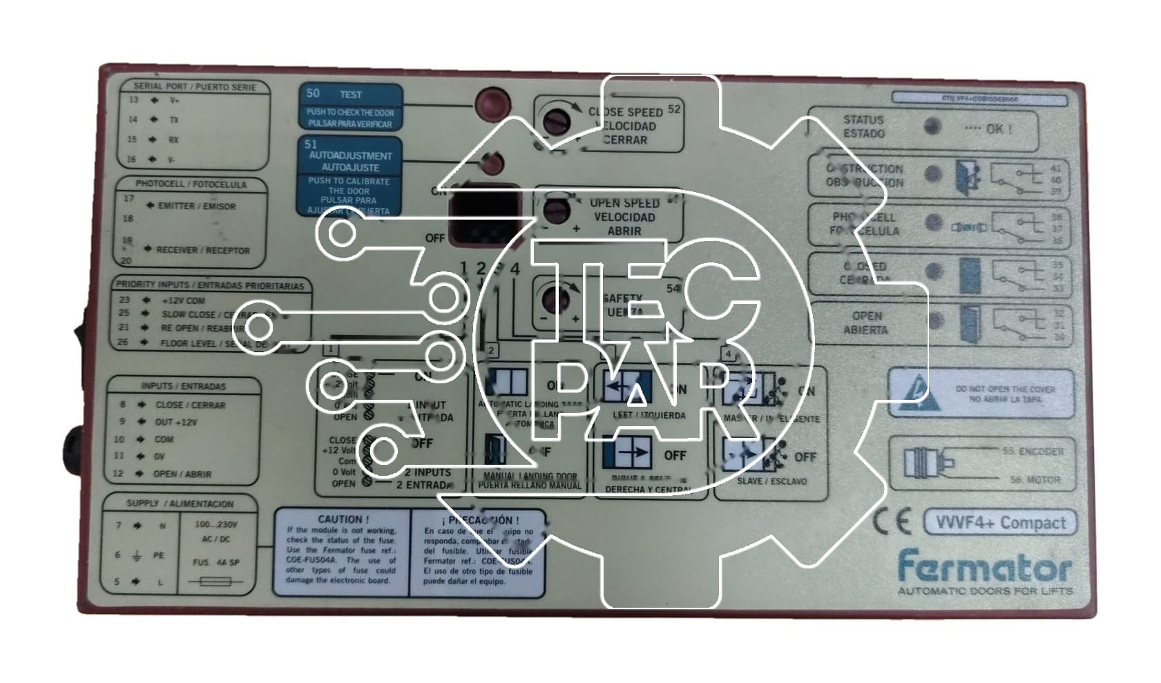 Placa electrónica VVVF4+ Compact SCHINDLER