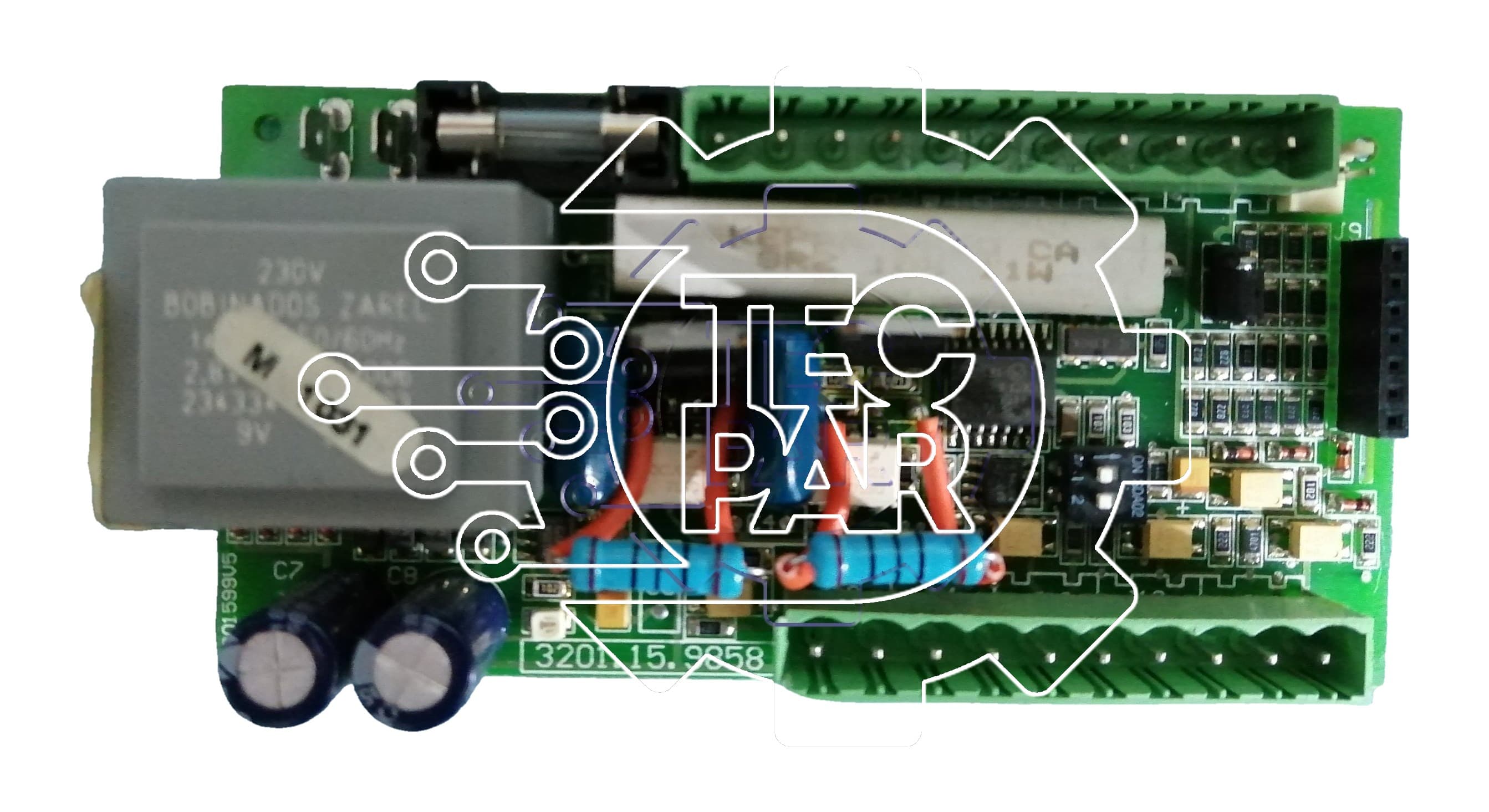 Placa electrónica MONOFÁSICO SELCOM