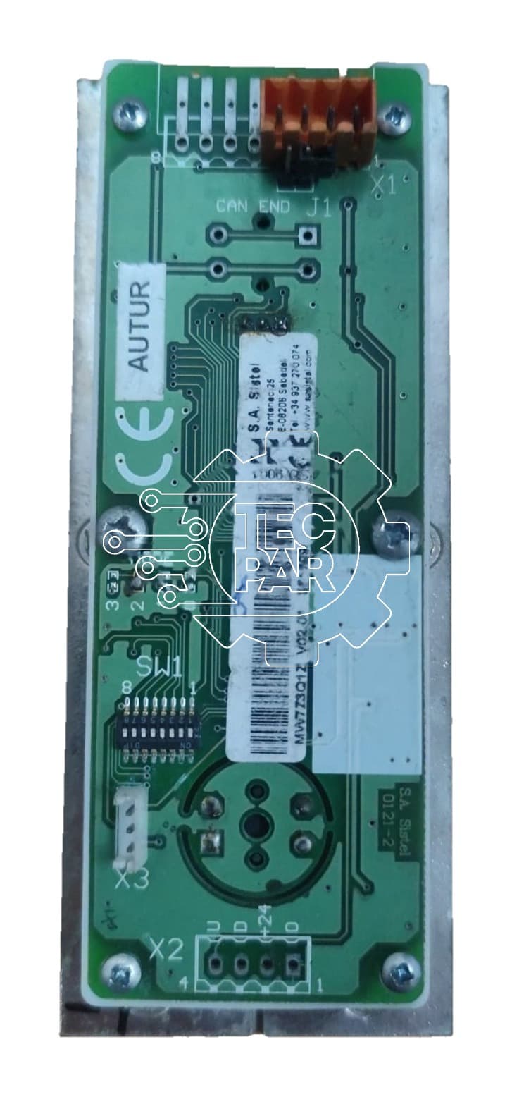 Placa electrónica BOTONERA RELLANO MW7Z3Q1Z SISTEL